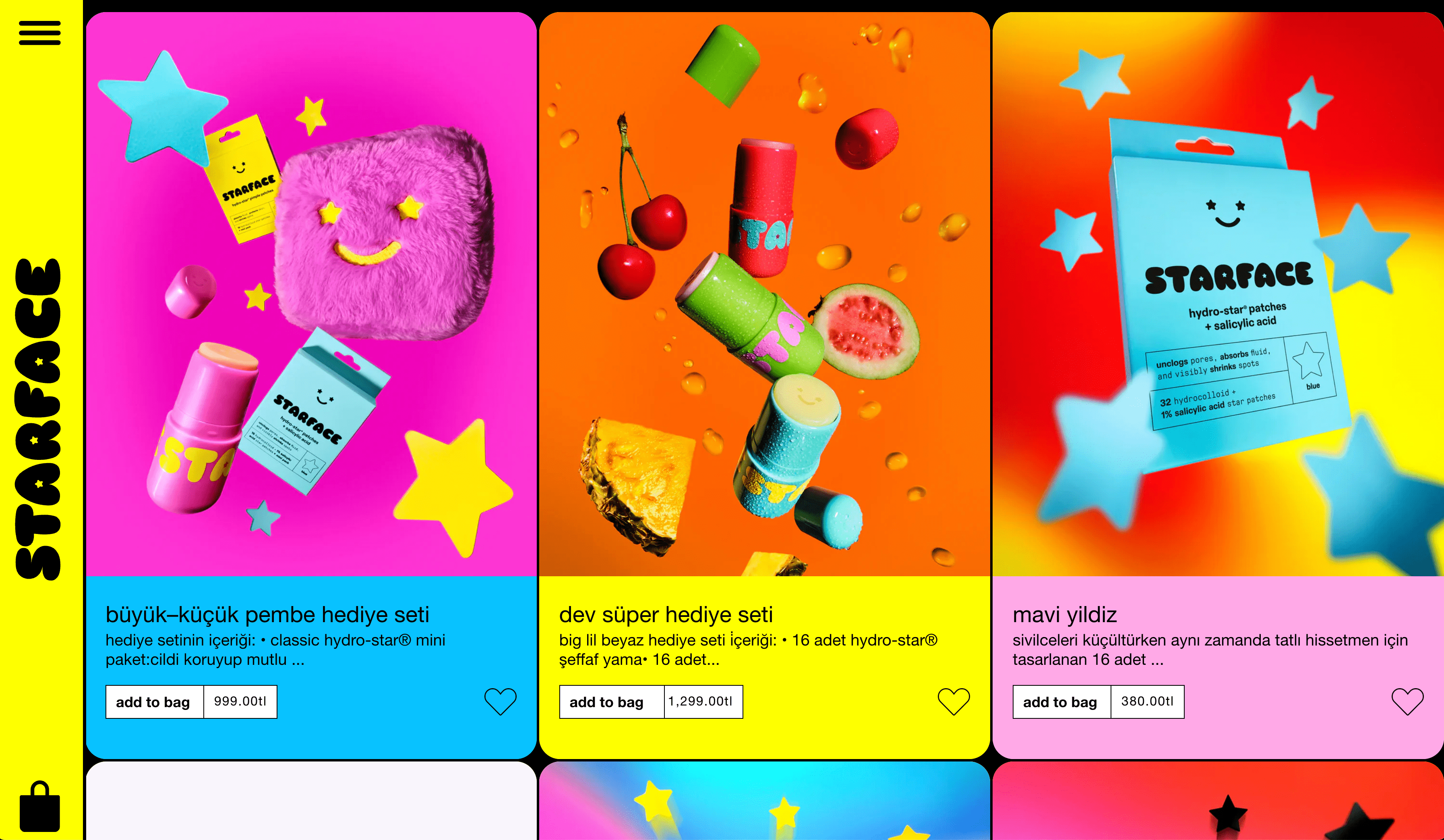 Skyface.tr Shopify mağaza ekran görüntüsü